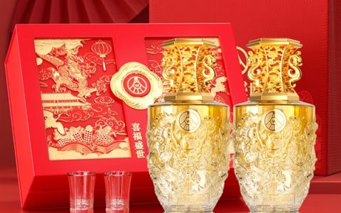 五粮液股份出品！喜福盛世祥泰双支礼盒153元次日达