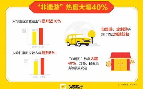 飞猪发布蛇年春节旅游快报！这三组数据太出乎意料！