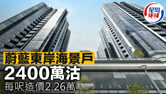 蔚蓝东岸海景户2400万沽