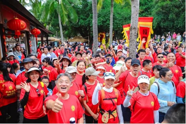 乙巳蛇年三亚民间龙王祭俗非遗活动 在大小洞天景区隆重举行
