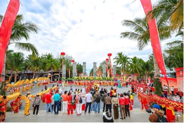 乙巳蛇年三亚民间龙王祭俗非遗活动 在大小洞天景区隆重举行