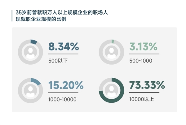 大厂人35岁之后 73%仍留在大厂