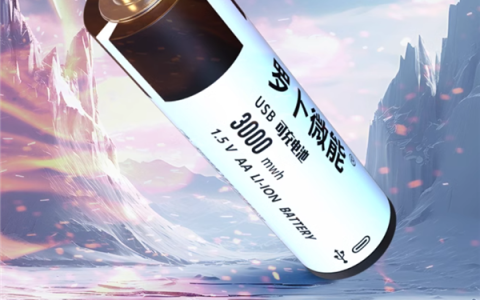 罗卜微能5号充电电池2节13.9元：3000mWh大容量、Type-C直充