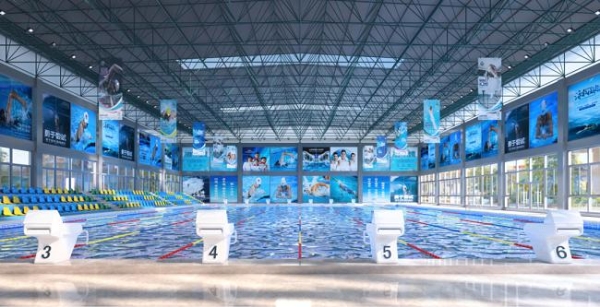 日供2200吨热水，中广欧特斯空气能助力恒温游泳馆实现四季畅游