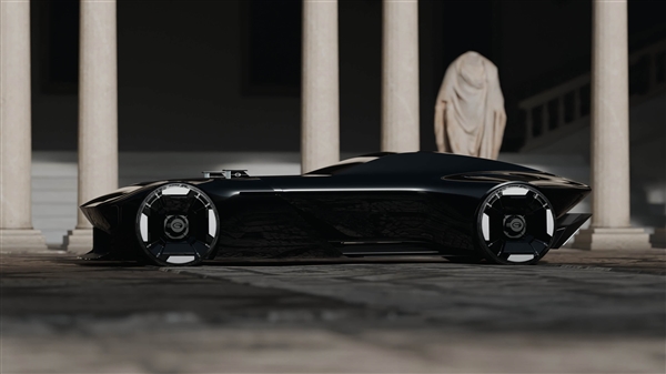 国产车自信！广汽CC4概念车官图发布：超大鸥翼门比AMG GT还张扬