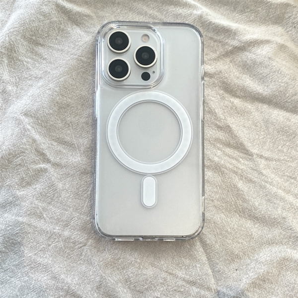 MagSafe磁吸 宙羡iPhone透明手机壳白菜价：3.99元