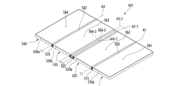 三折叠还不够！三星四折叠手机概念曝光：展开如大平板