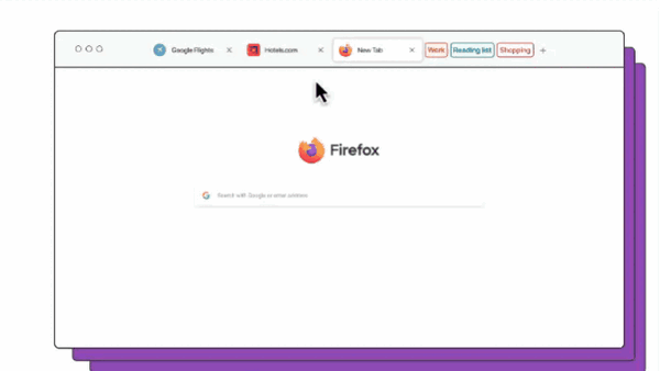 4500用户请愿成功！火狐Firefox浏览器呼声最高标签组功能上线