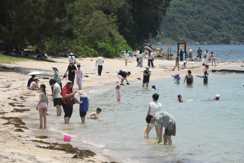 西贡桥咀岛沙滩。