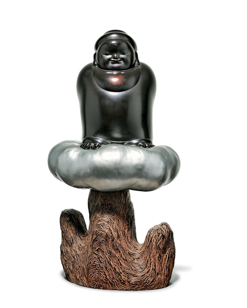 李真《清凉山》（2003年），估价为950,000– 1,200,000港元。