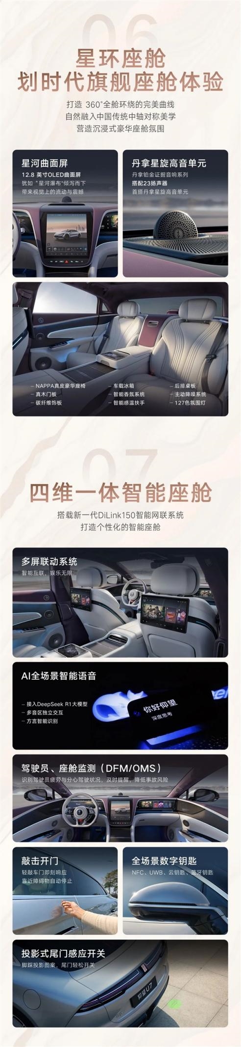 比亚迪最强轿车!仰望U7试驾车大规模到店:四电机带来超1300马力