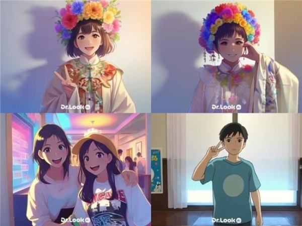 当簪花姑娘遇上 AI 画笔!噜咔博士助力赤坎解锁“古风+AI”打卡新姿势