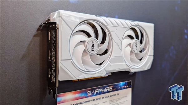蓝宝石展出RX 9060 XT产品线:从Pulse 8GB到NITRO+ 16GB全系超频