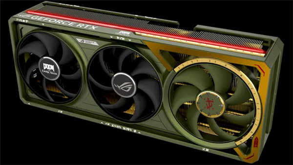 信仰加成!华硕《毁灭战士》联名RTX 5080卖到14400元:限量666件