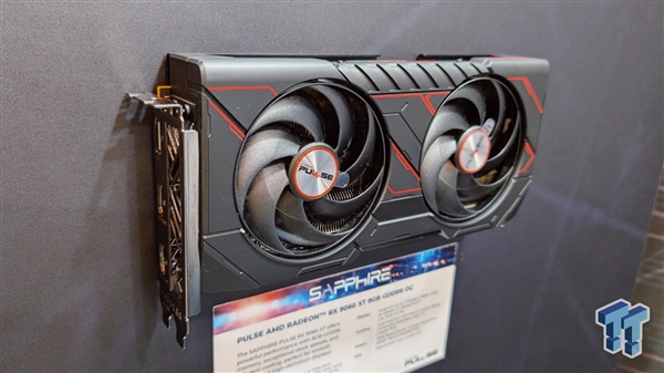 蓝宝石展出RX 9060 XT产品线:从Pulse 8GB到NITRO+ 16GB全系超频