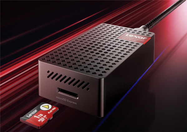 549元 雷克沙推出microSD Express存储卡读卡器：内置风扇 至多可降19℃