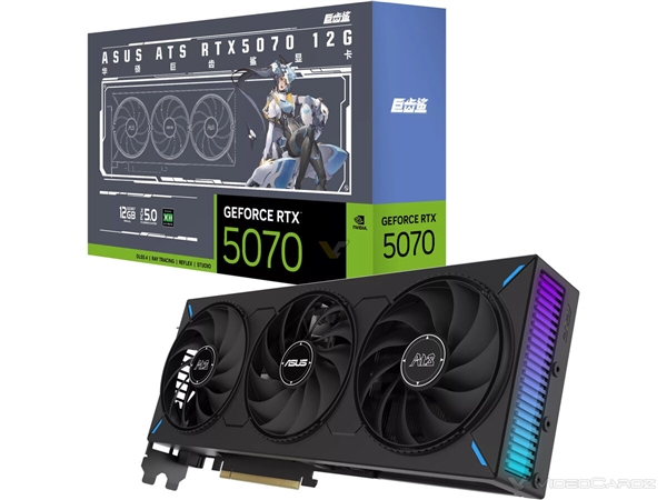 华硕发布五款中国专享版RTX 5060Ti/5070:初音未来 三白二黑