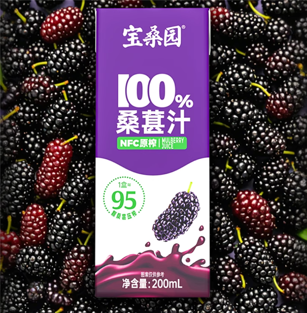 0添加水、0添加糖 宝桑园NFC桑葚汁大促 6盒29.9 元