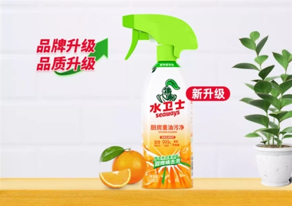 陈年油污一喷搞定：水卫仕重油污净清洁剂17.9元/3瓶