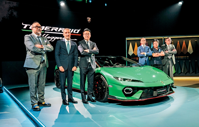 新车预览会在太古坊ArtisTree举行，厂方及代理高层代表一同会见传媒。