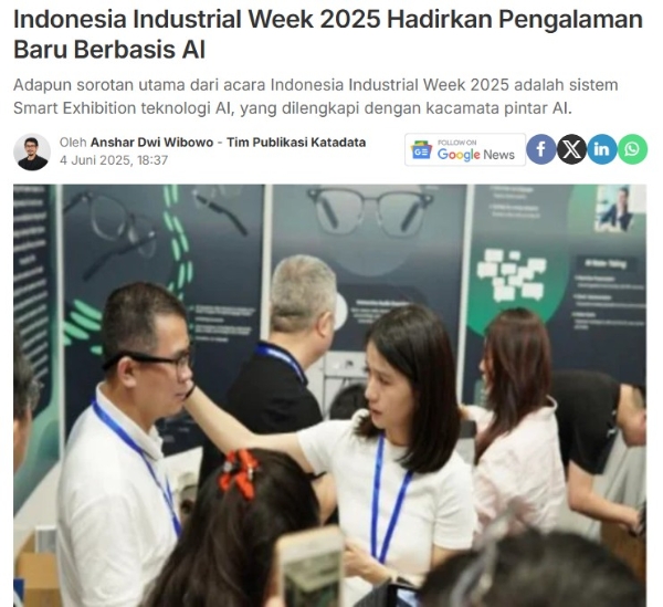 米奥兰特在印尼打造首个AI驱动的工业展引发印尼媒体报道热潮