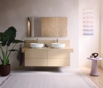 几何线条与大地色系共舞，勾勒多元浴室空间—杜拉维特2025全新Balcoon浴室系列