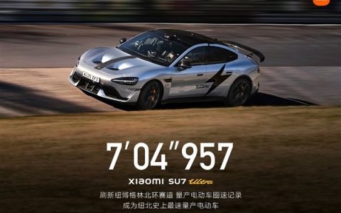 小米SU7 Ultra纽北登顶获央视点赞 雷军又霸气说了这句话