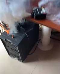 不止充电宝！网友发视频称补光灯起火 影视飓风回应