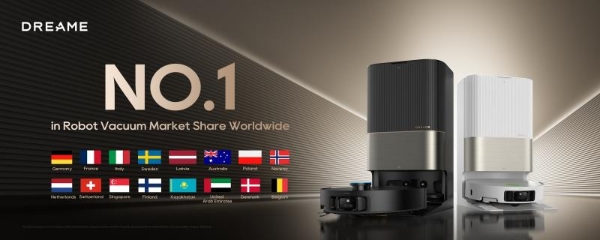 追觅扫地机火遍全球，多个国家市占率断层第一 