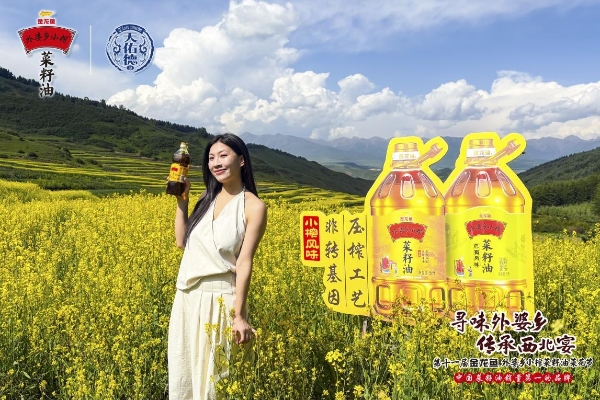 云卷青稞碧，日照菜花金，金龙鱼外婆乡小榨菜籽油菜花节带你闯入油画版夏日梦境 