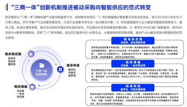 《2025数智采购供应链发展报告》重磅发布，阳采集团AI驱动采购创新实践获评行业标杆 
