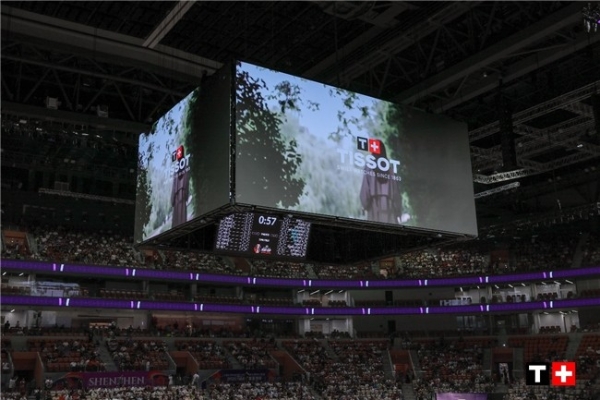 天梭精准计时2025国际篮联女篮亚洲杯赛场 