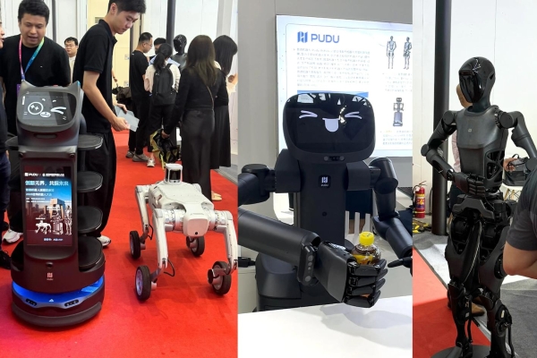 普渡机器人闪耀2025世界机器人大会，全形态具身智能产品矩阵震撼首秀 