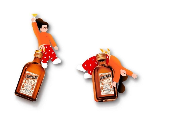 来杯橙酒，为你撑腰 ——君度橙酒联乘中国独立艺术IP“下腰女孩” 
