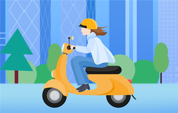 女子骑自行车闯红灯险被撞 却反问：红灯我不能走吗