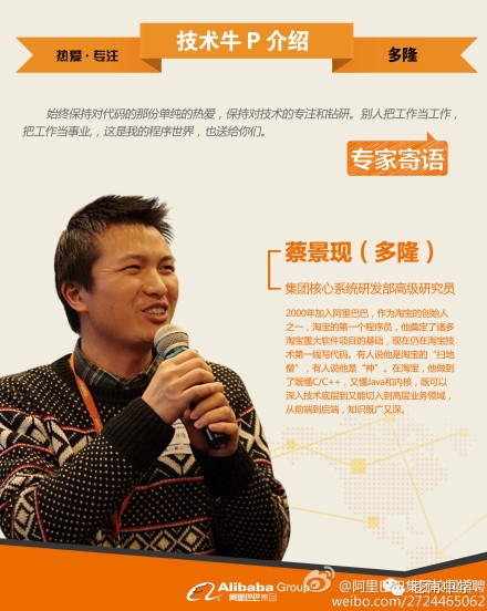 外号码神 曝阿里“扫地僧”蔡景现离职：淘宝第一个程序员