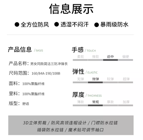 五合一全能战衣能当雨伞用！美特斯邦威冲锋衣发车：139到手