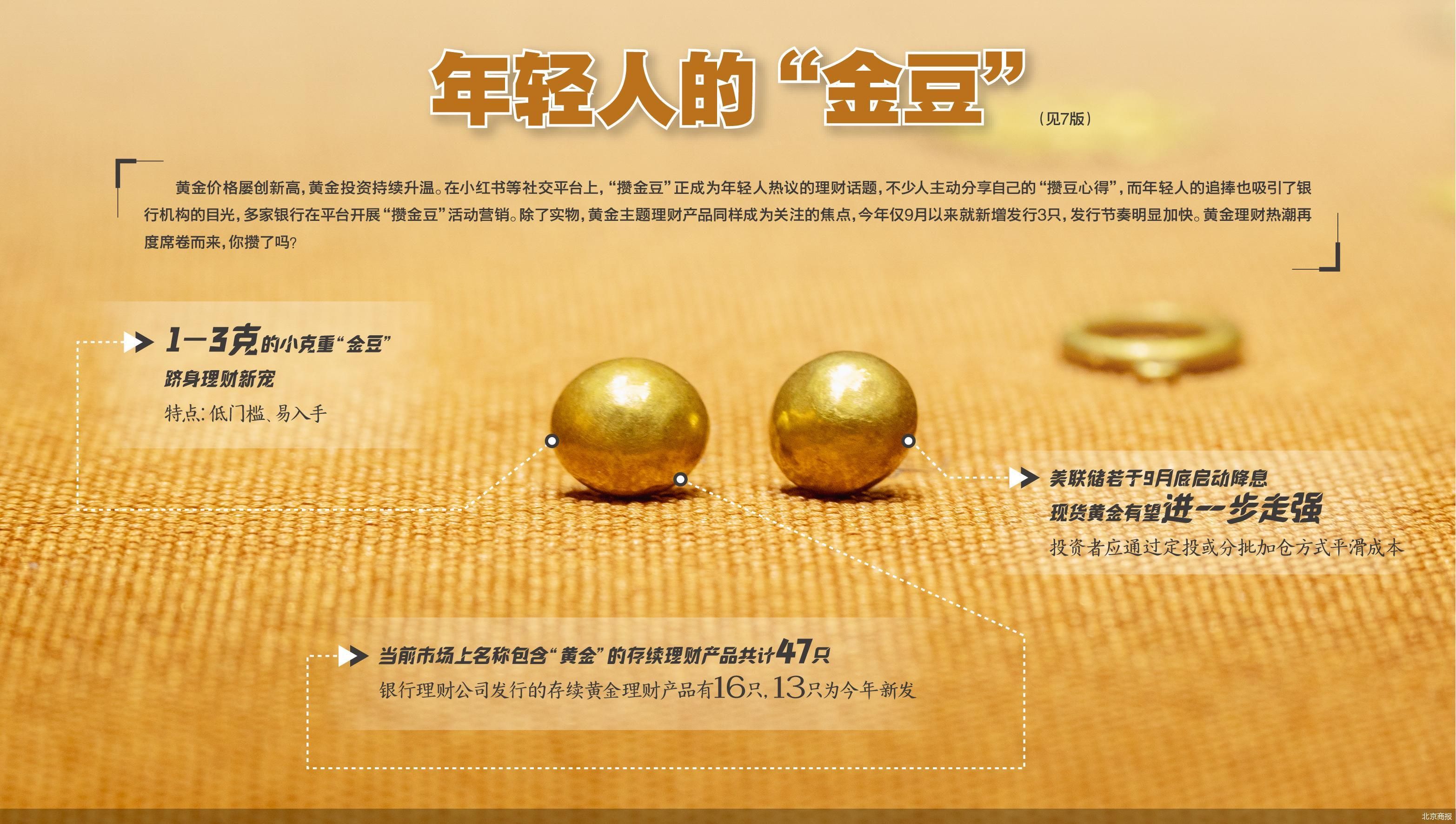 黄金投资升温 银行借“金豆”圈粉