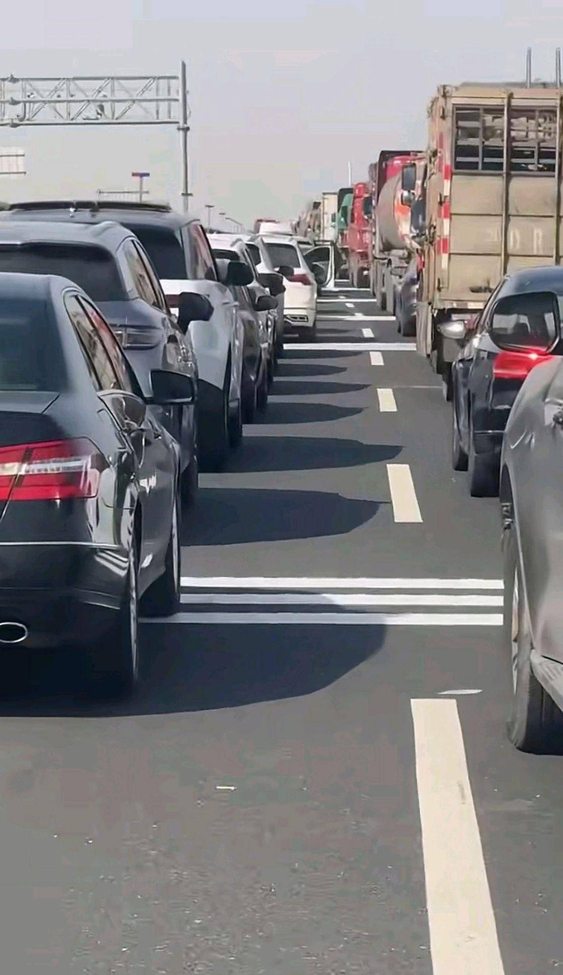 新郎新娘还堵在高速 家里先开席了，亲友边吃边等，这才是人情世故