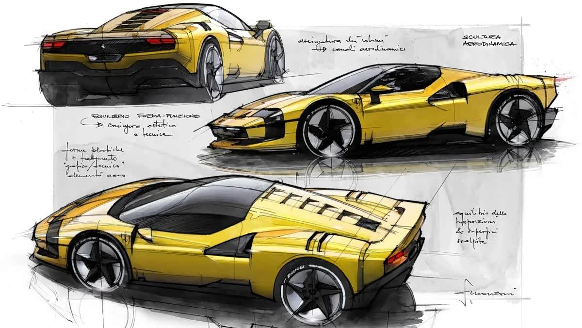 法拉利SC40定制耗时2年，2.9T混动超800马力，致敬F40引狂议