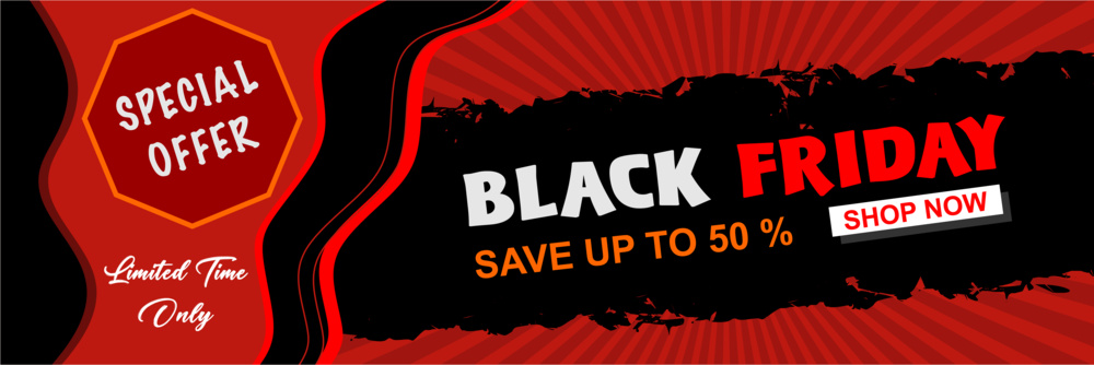 黑色星期五促销广告