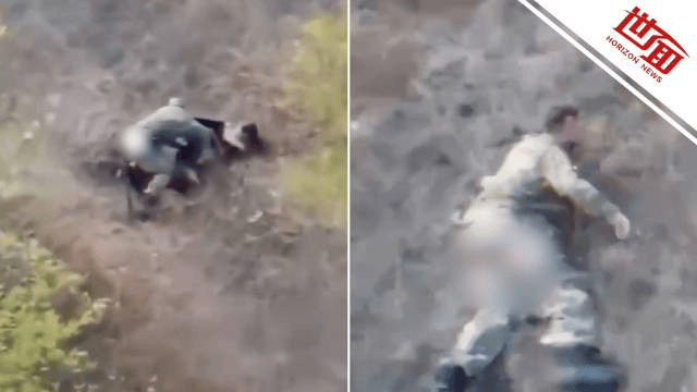 俄无人机救下一名正遭乌军性侵女子，无人机拍下乌军丑态，枪响后全场安静了