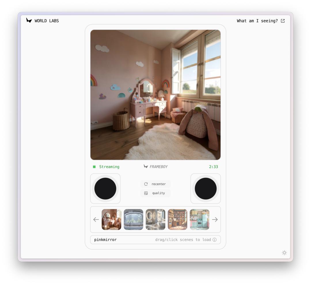 李飞飞世界模型大更新， 实时生成3D世界，只要一块GPU