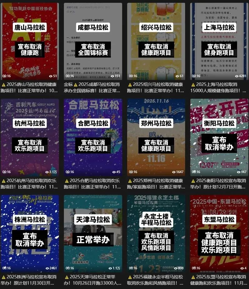 泛滥的中国马拉松,正式进入冷静期