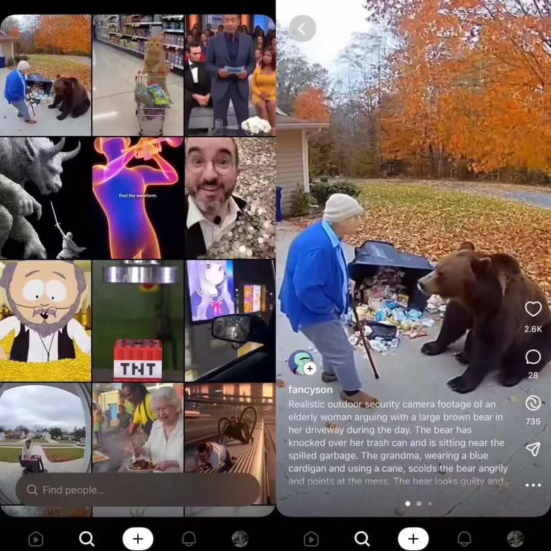 Sora App的AI视频社交，给了百度们新希望