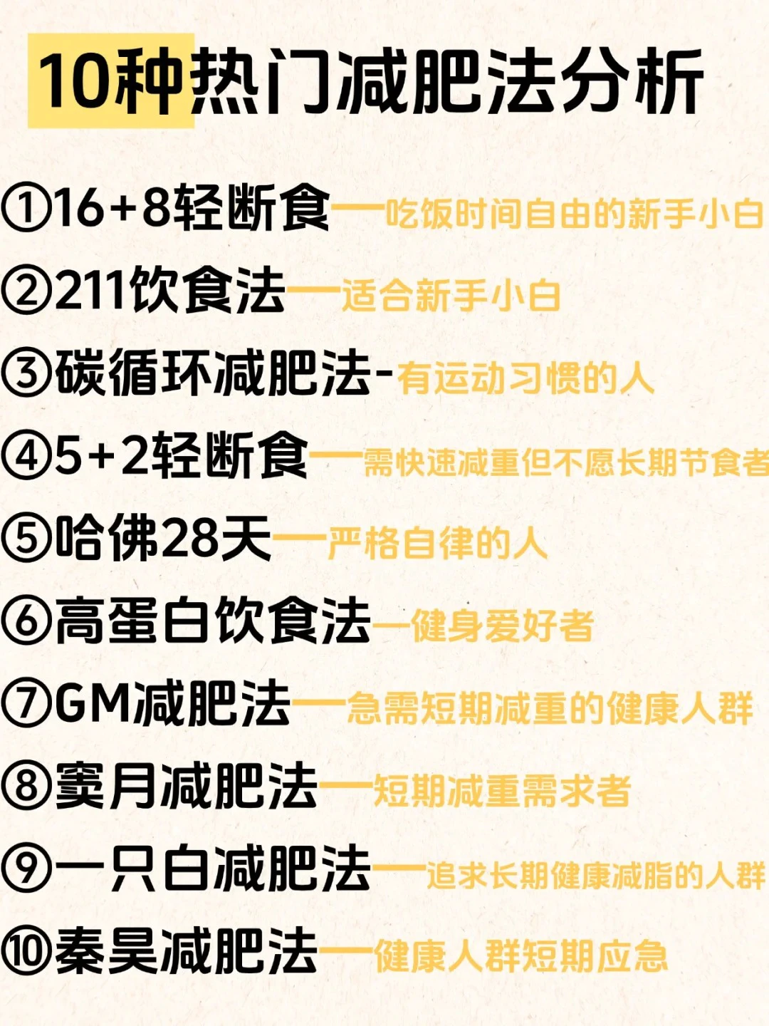 重回BMI20：中年人减肥如何不踩坑，健康安全变瘦