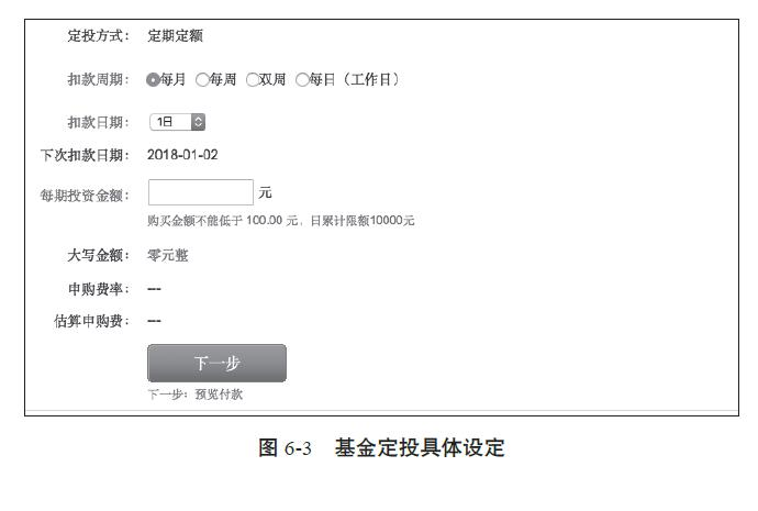 基金定投设置步骤
