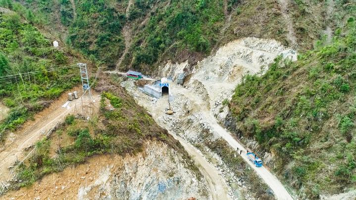 景宁县金村水库工程现场