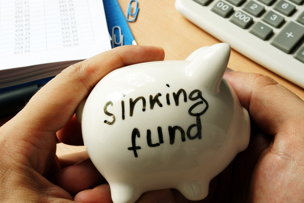 个人理财 sinking fund 示意图