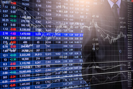 中国金融市场背景图